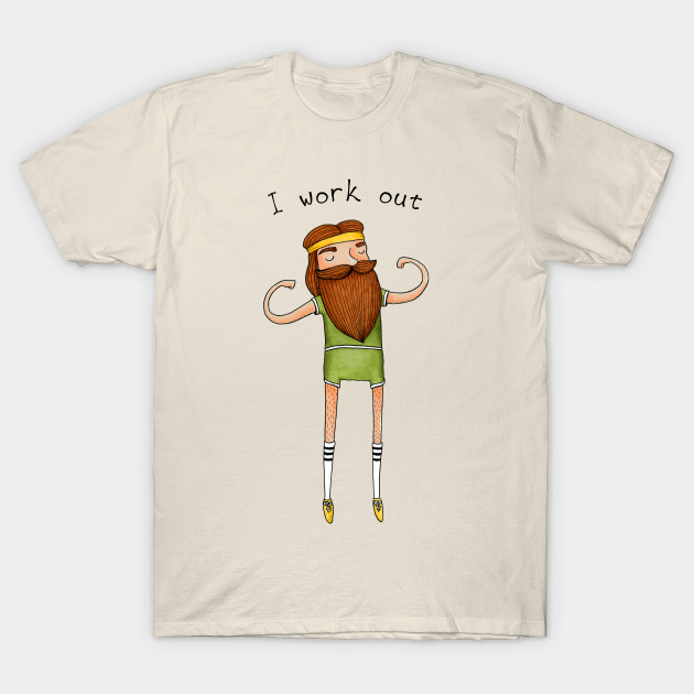 i work out tshirt